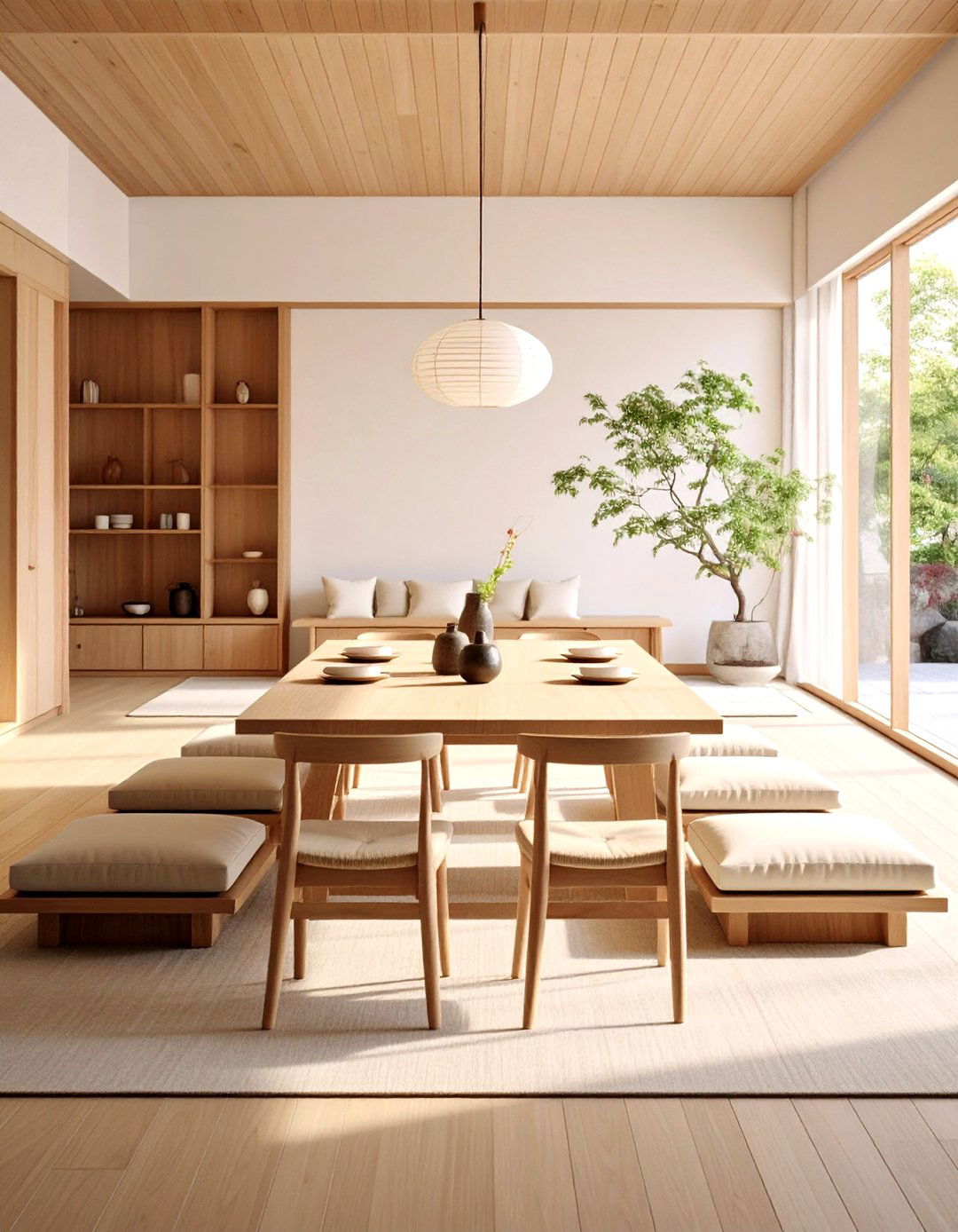 Multi Functional Space Dining Room - 24 Japanese Dining Room Ideas