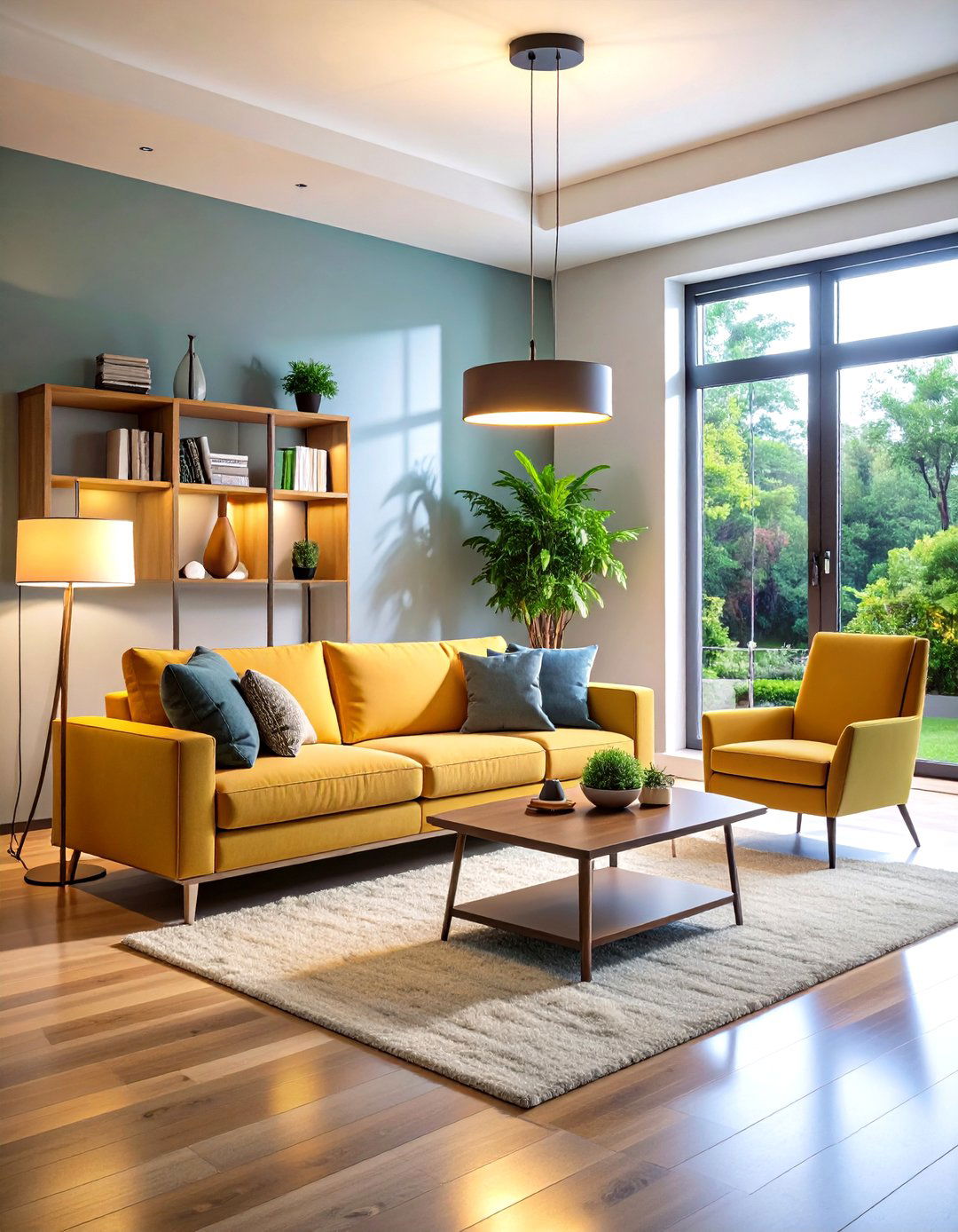 Multi Functional Storage Integration Features - 24 Living Room Floor Lamp Ideas and Inspiration