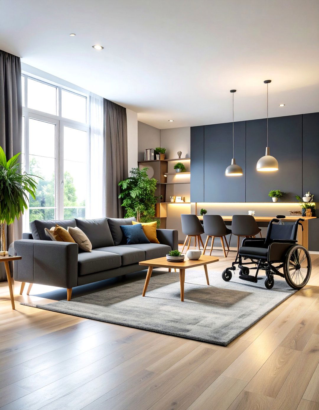 Multi Generational Dark Grey Couch Design - 24 dark grey couch living room ideas