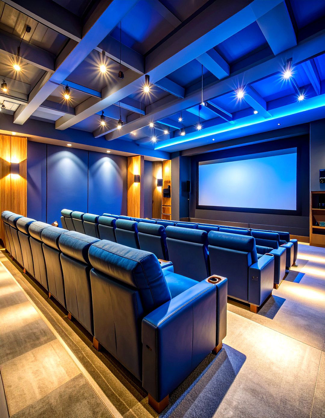 Multi Generational Family Theater - 24 Basement Home Theater Ideas