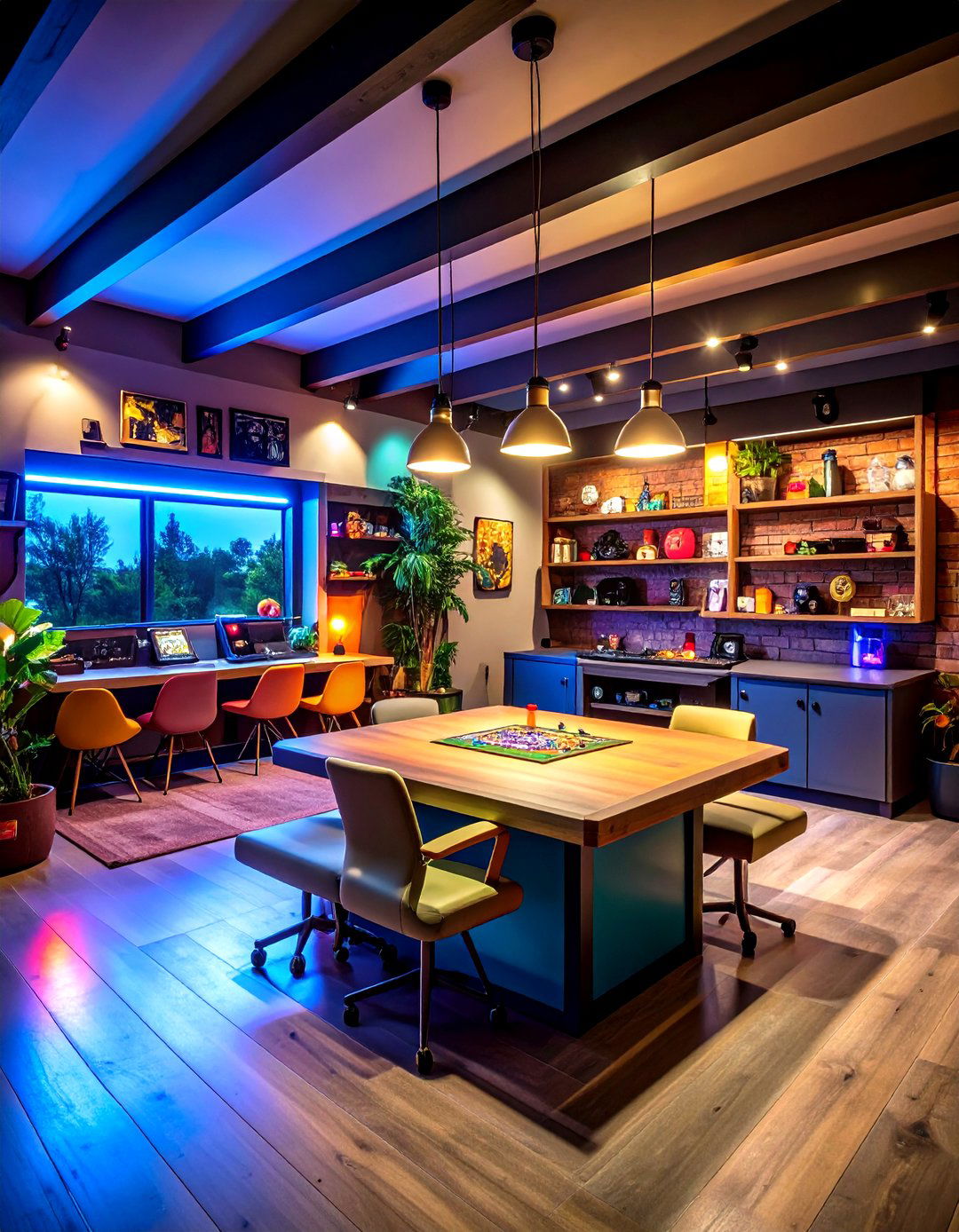Multi Generational Gaming Bridge - 24 Garage Game Room Ideas
