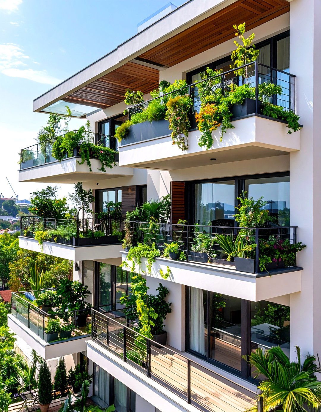 Multi Level Cantilever Balcony Complex - 24 Cantilever Balcony Ideas