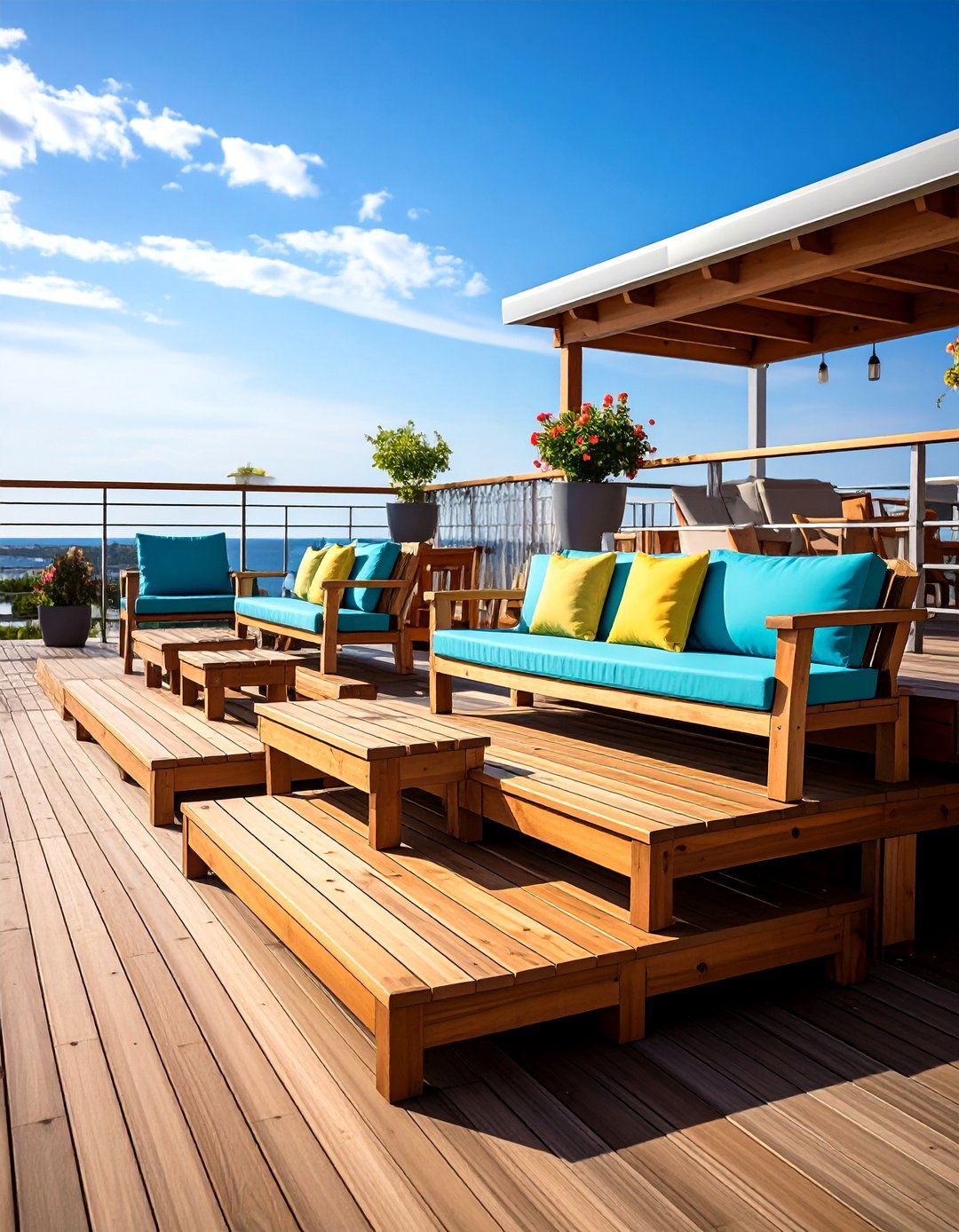 Multi Level Deck Seating - 24 Deck Seating Ideas