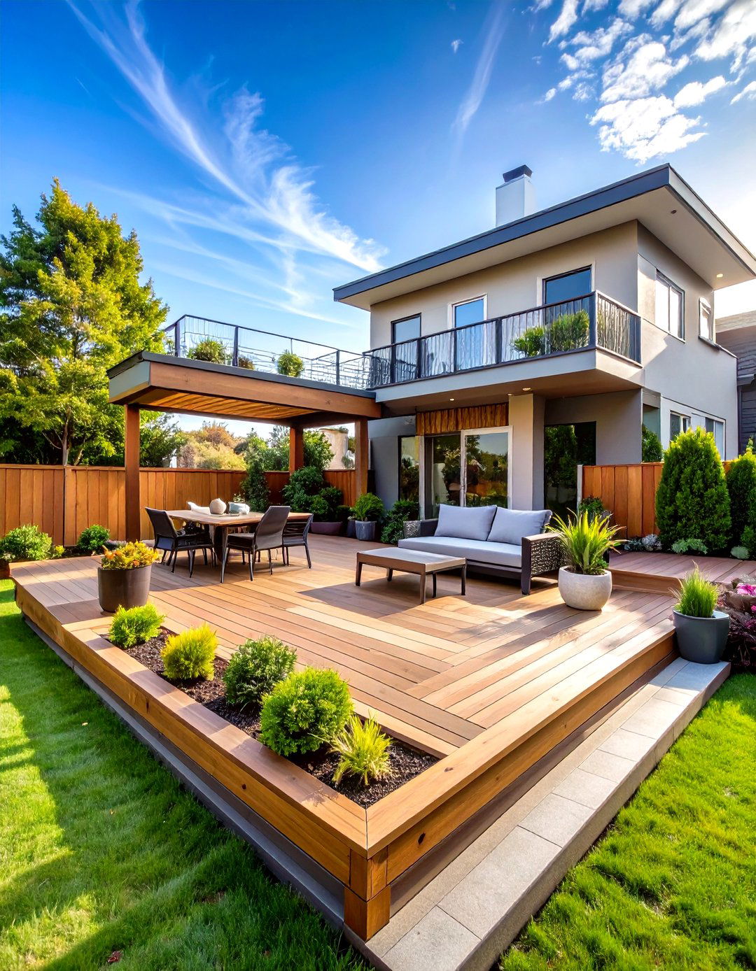 Multi Level Deck Townhouse Patio - 24 townhouse patio ideas