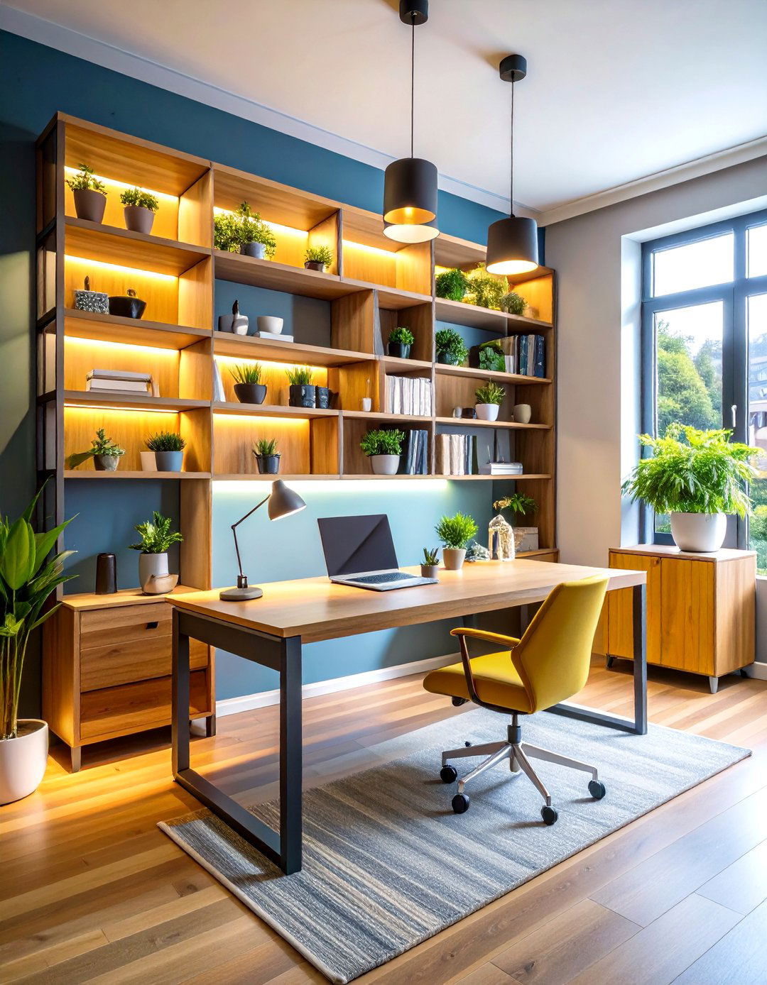 Multi Level Desk Organization - 24 Desk in Living Room Ideas