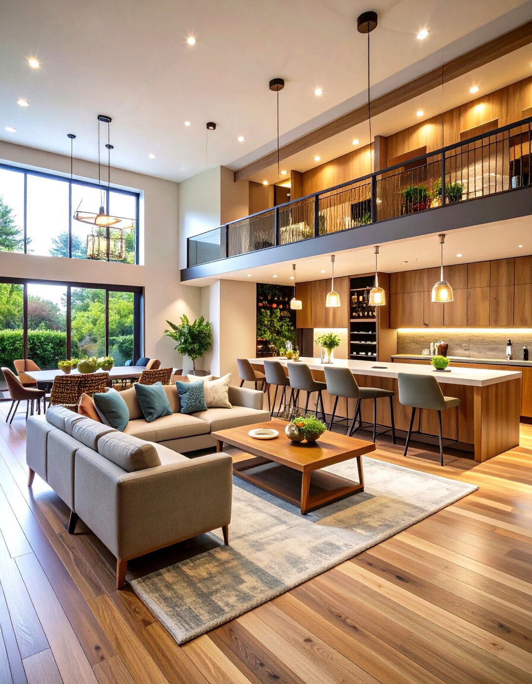 Multi Level Entertainment Hub - 24 Mini Bar Ideas