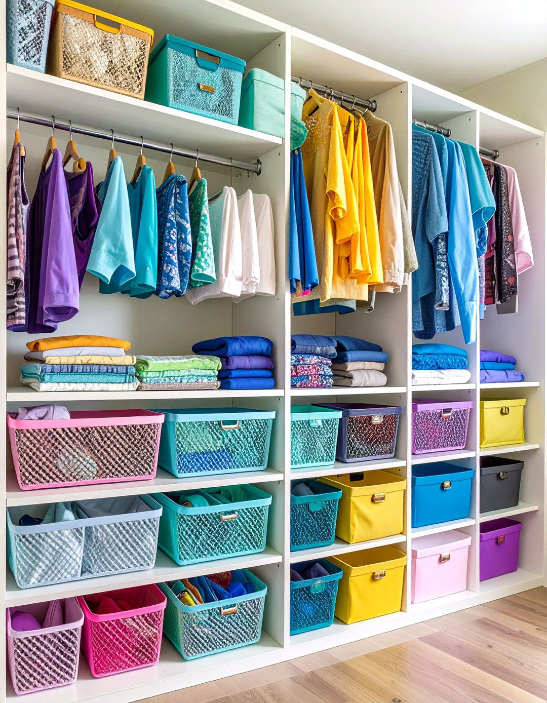 Multi Level Hanging Closet Organizer - 24 Bra Storage Ideas