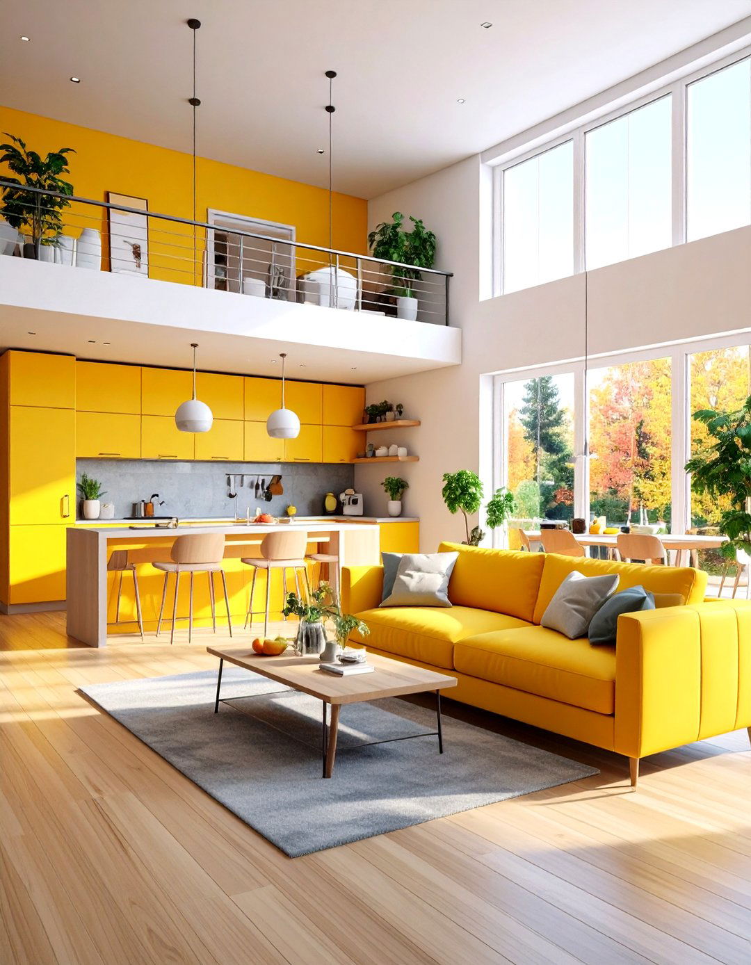 Multi Level Open Kitchen Living Room - 24 Open Kitchen Living Room Ideas