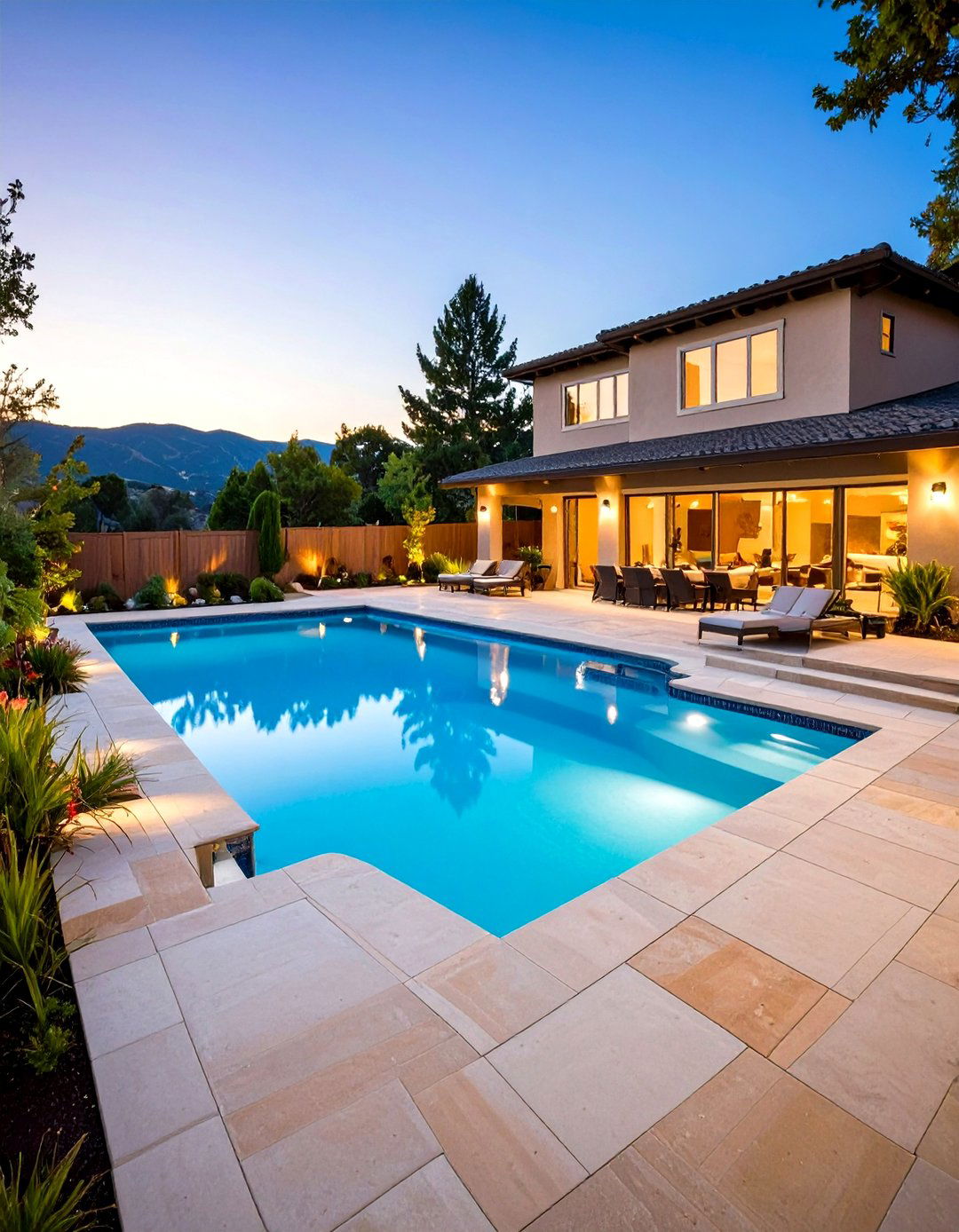 Multi Level Paver Pool Deck - 24 Concrete Pavers Around Pool Ideas