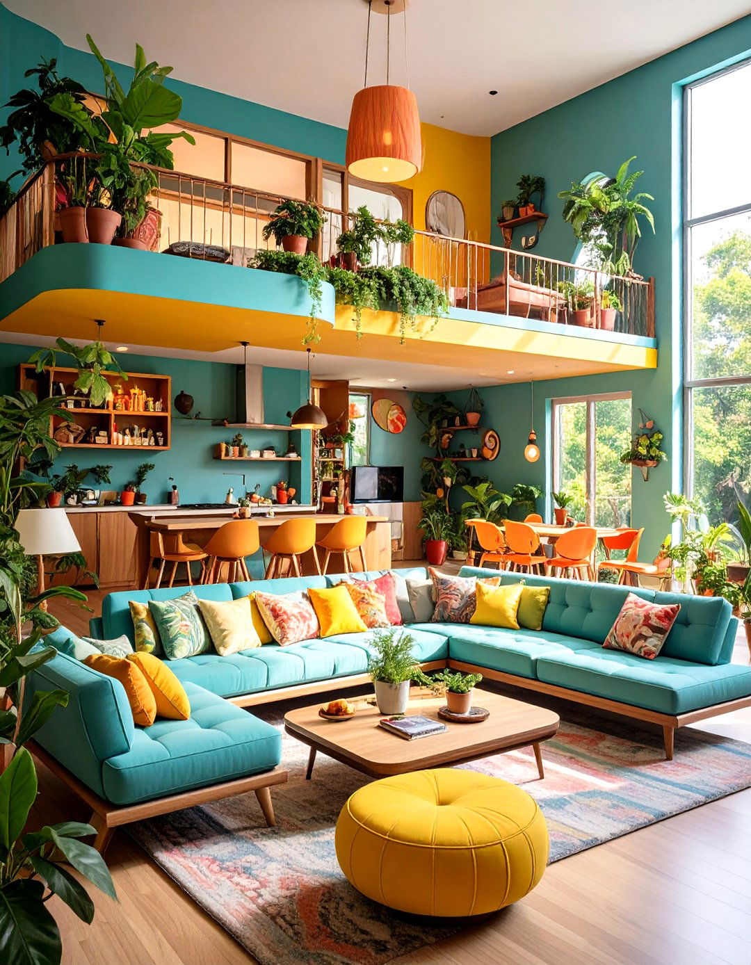 Multi Level Platform Living Space - 24 1950s Living Room Ideas
