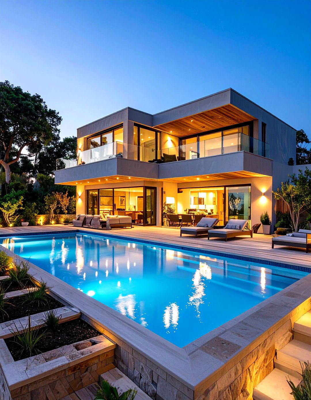 Multi Level Pool Terracing - 24 Pool Decor Ideas