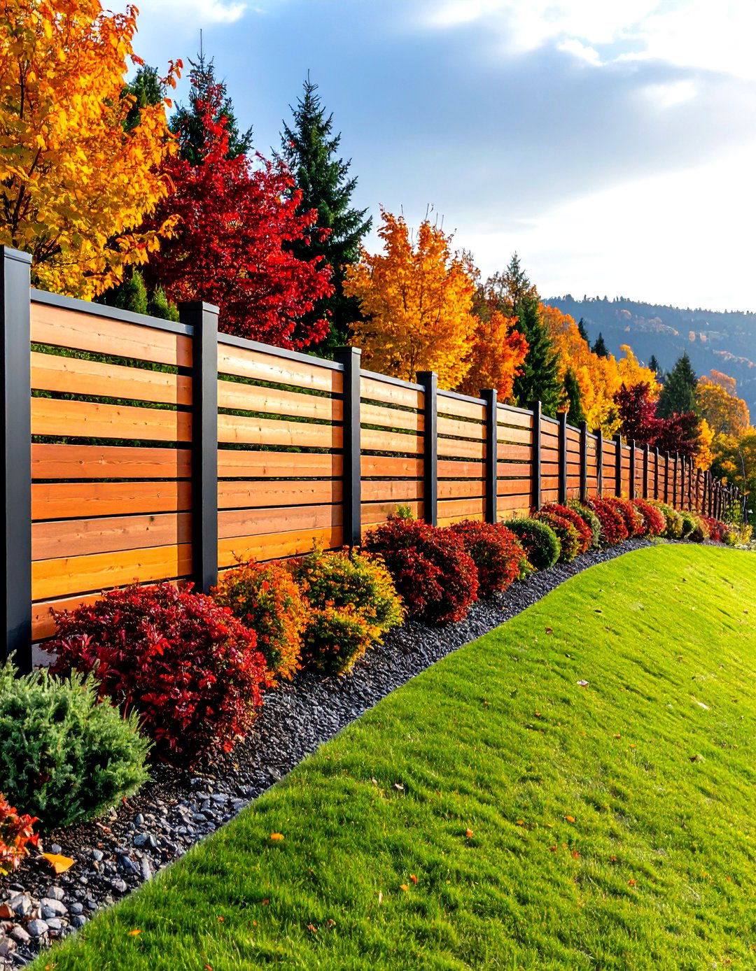 Multi Level Privacy Fence Design - 24 Privacy Fence Ideas