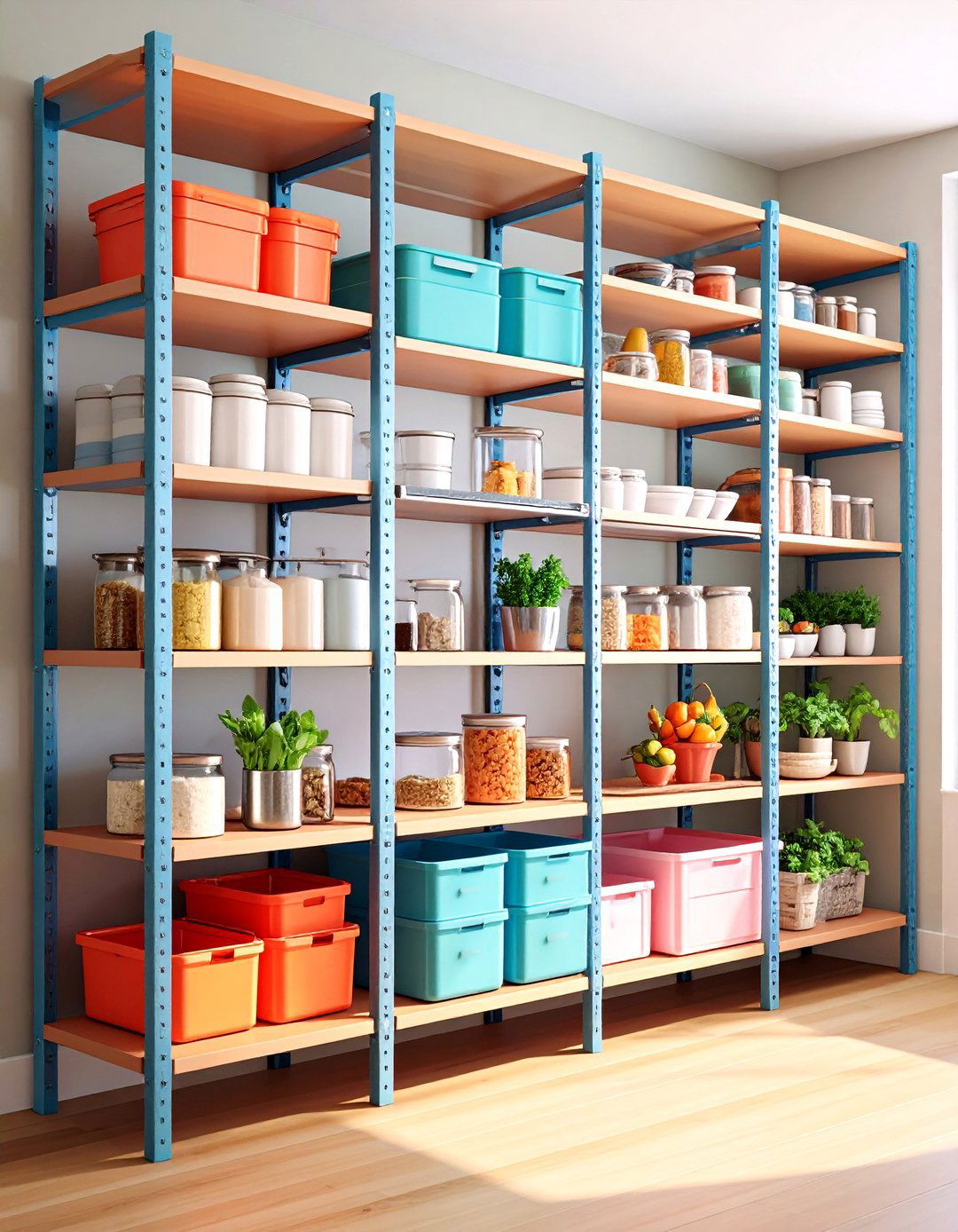 Multi Level Pull Down Shelving - 24 Pantry Shelving Ideas