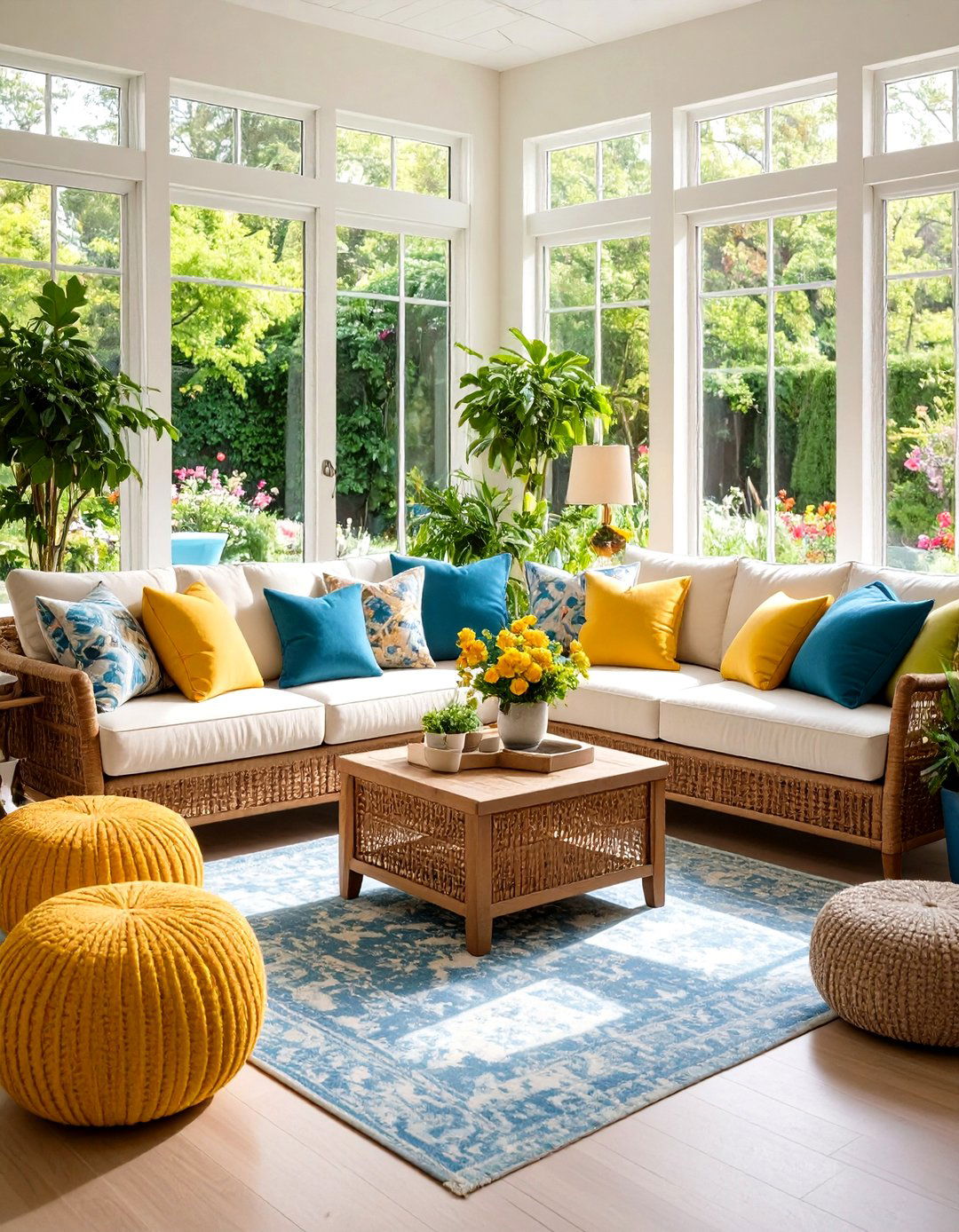 Multi Level Seating Sunroom Configuration - 24 Mid-century Modern Sunroom Ideas