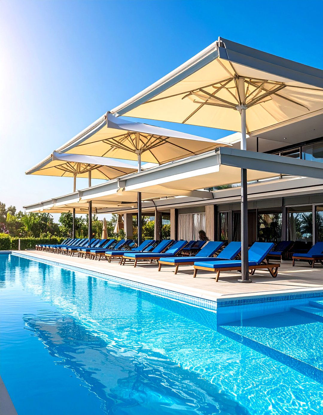 Multi Level Shade Platforms - 24 Pool Shade Ideas