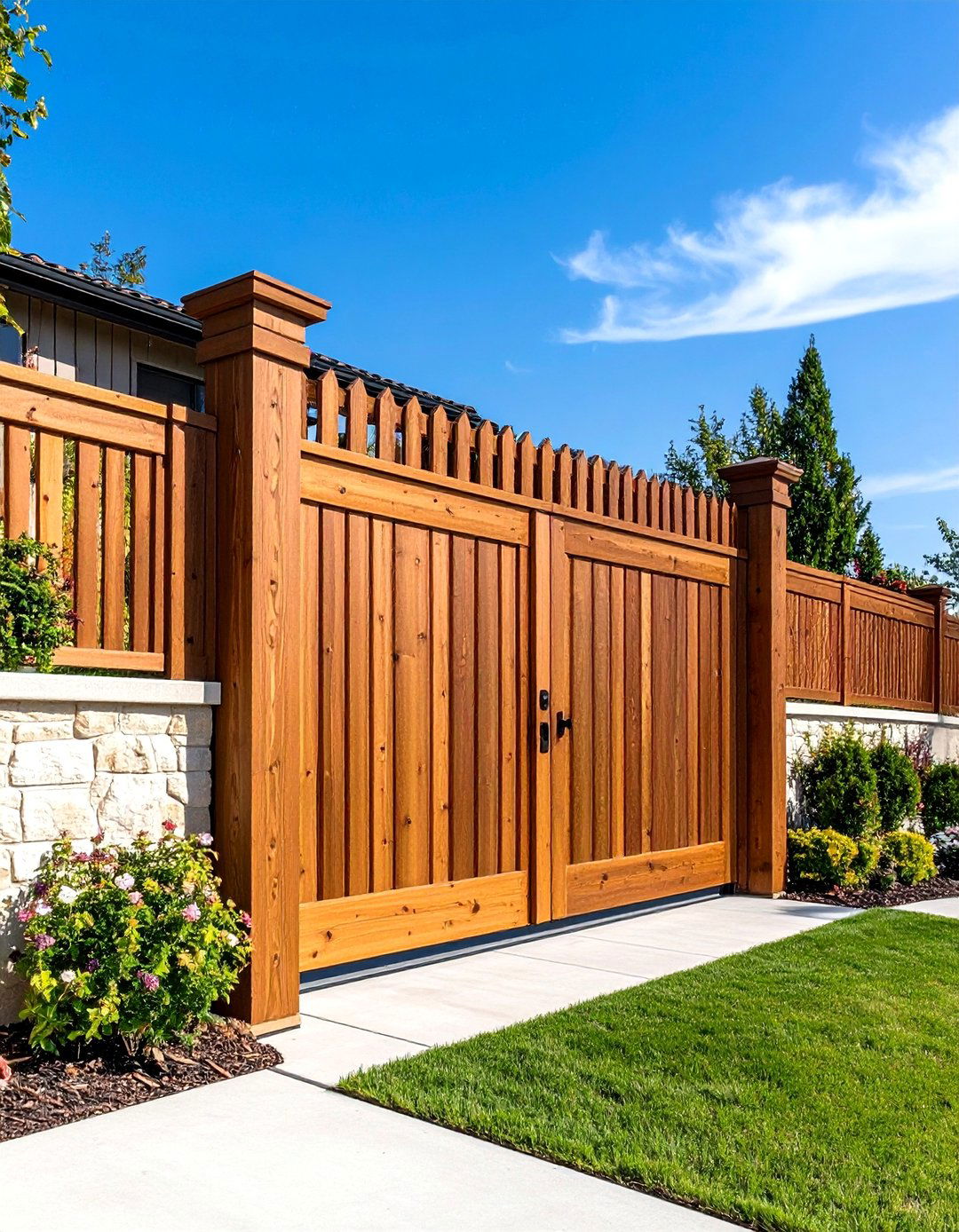 Multi Level Stepped Fence Gate - 24 Fence Gate Ideas