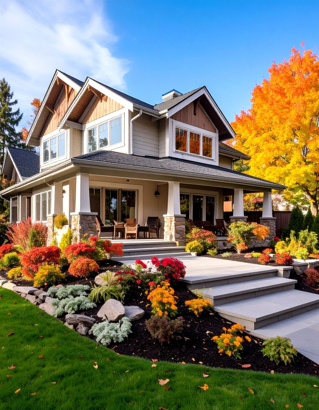 Multi Level Stepped Gable Design - 24 Gable Patio Roof Design Ideas