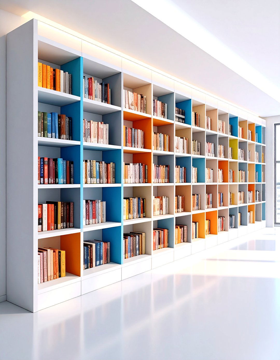 Multi Level Storage Bookshelf System - 24 Studio Furniture Ideas