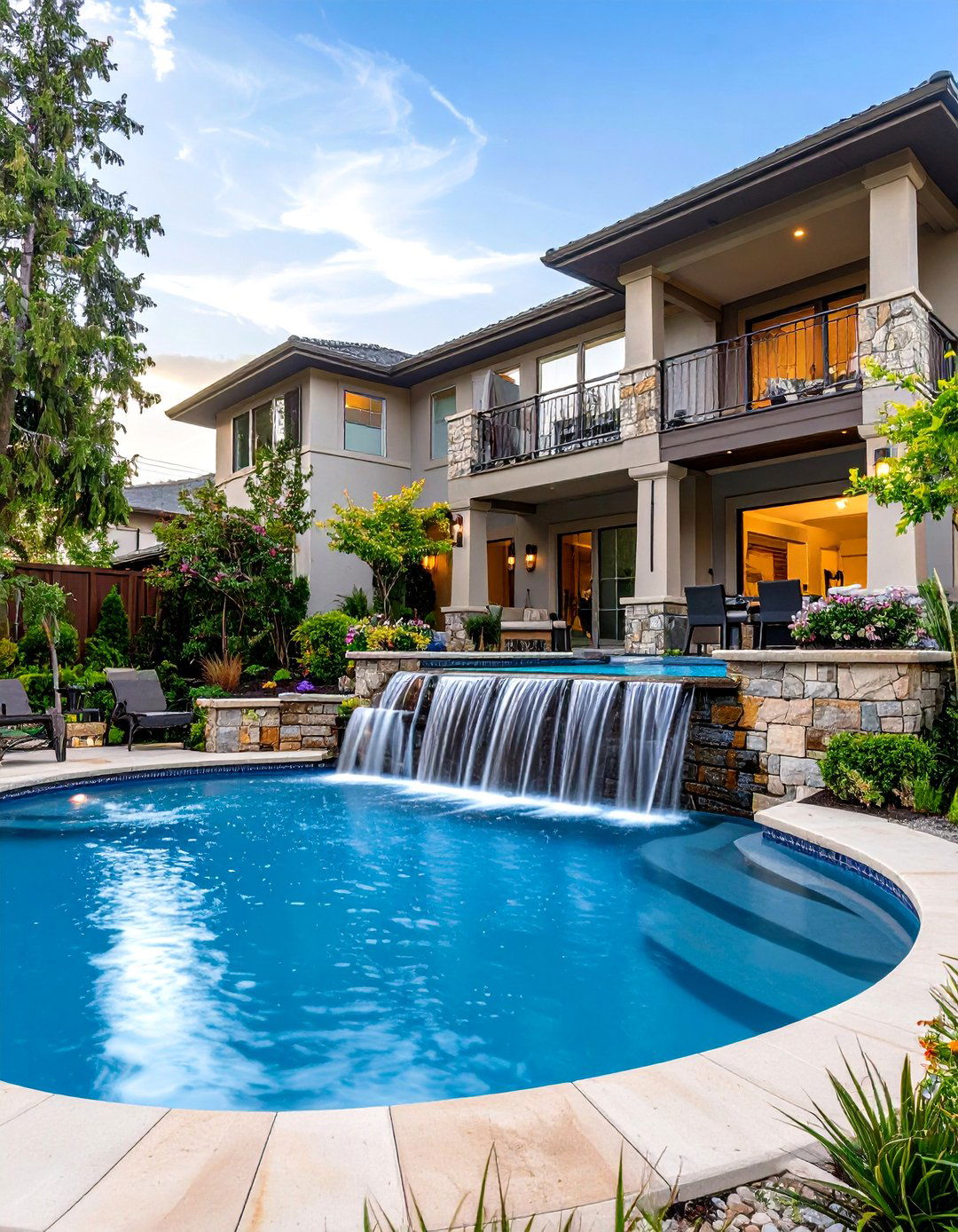 Multi Level Terraced Pool Design - 24 Small Inground Pool Ideas