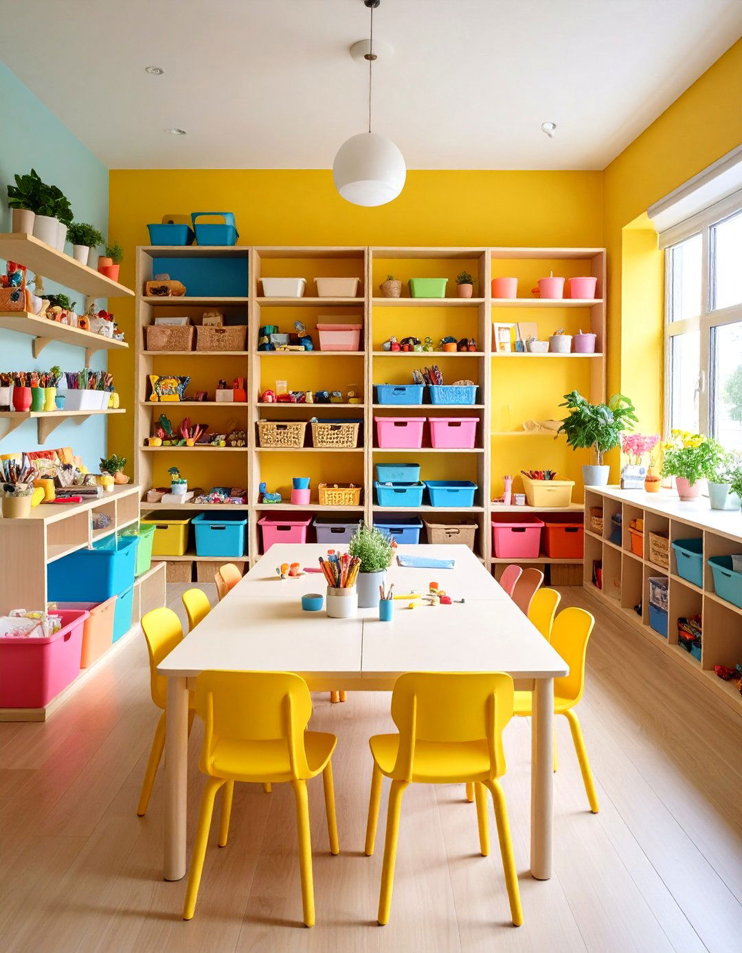 Multi Purpose Family Craft Zone - 24 Craft Room Ideas