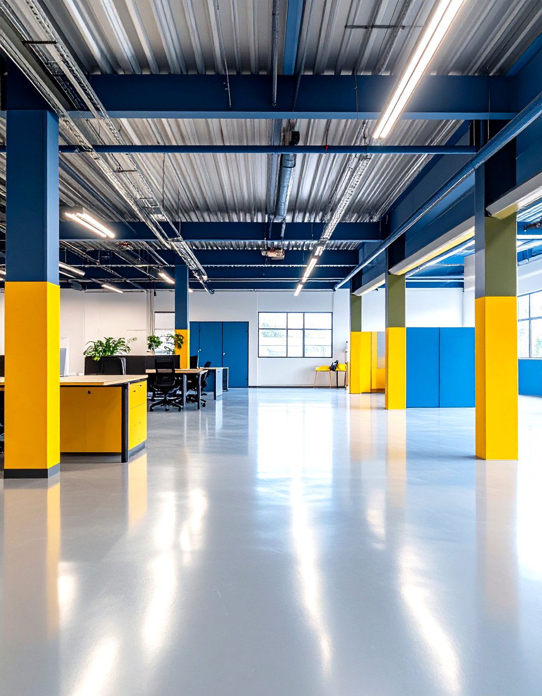 Multi Purpose Flexible Space with Moveable Partitions - 24 Garage Conversion Ideas