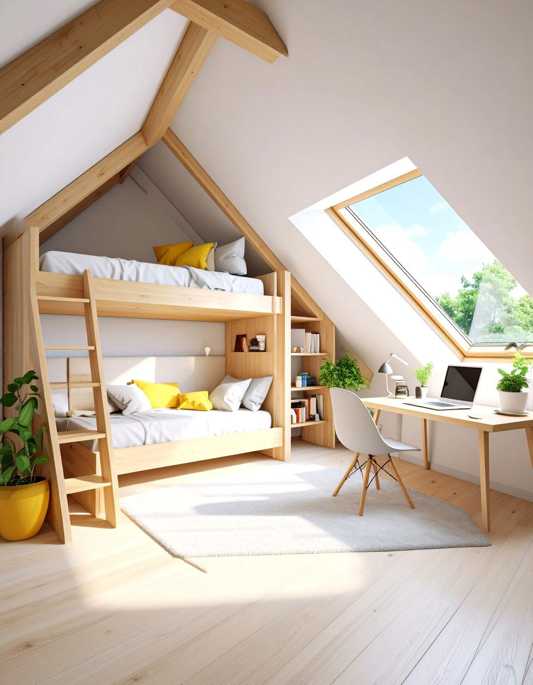 Multi Purpose Guest Office Suite - 24 attic room ideas