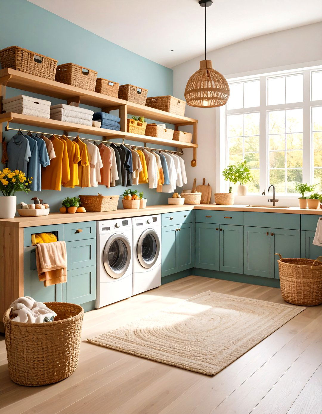 Multi Purpose Utility Room Design - 24 Farmhouse Laundry Room Ideas