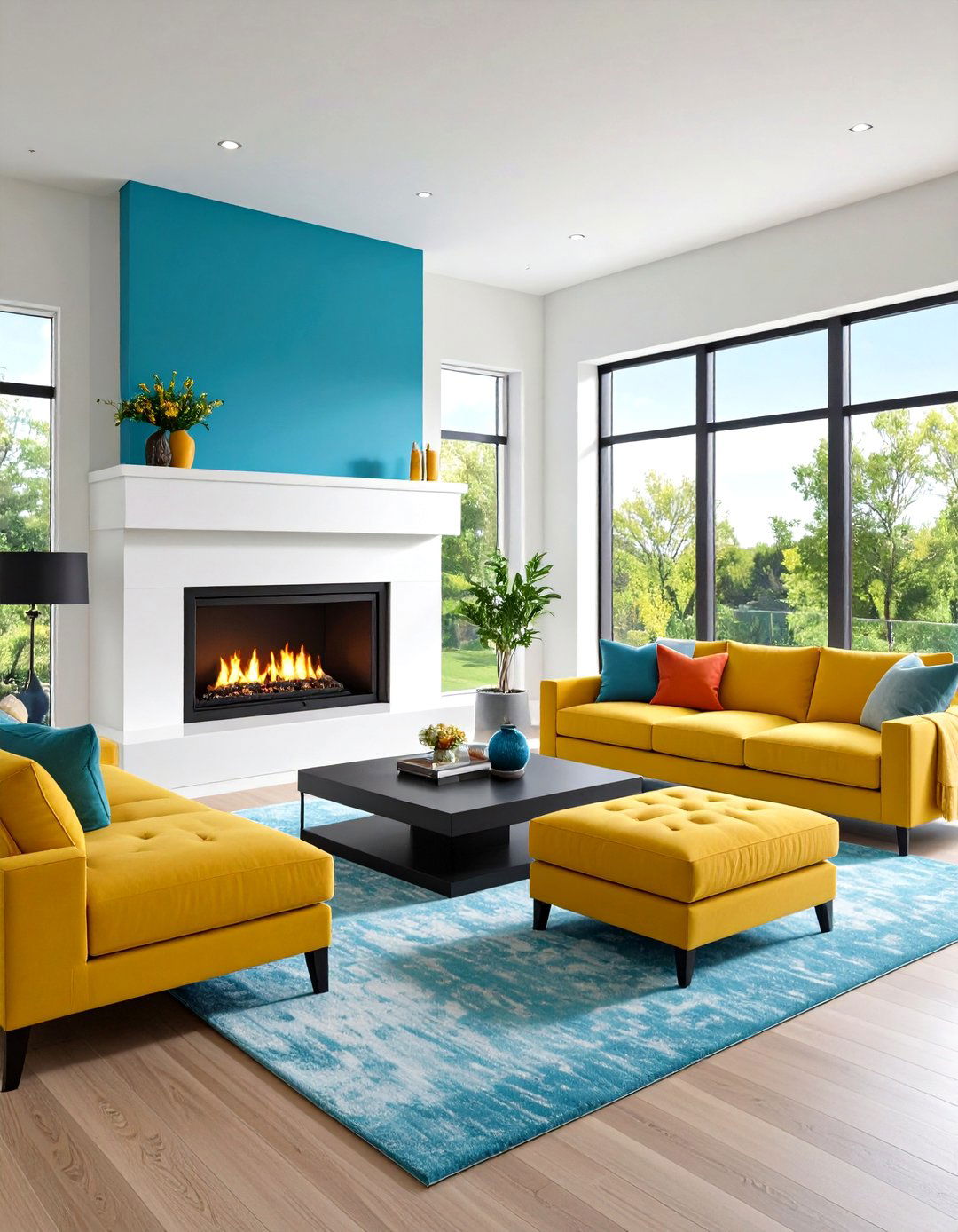 Multi Room Gas Fireplace System - 24 Gas Fireplace Ideas