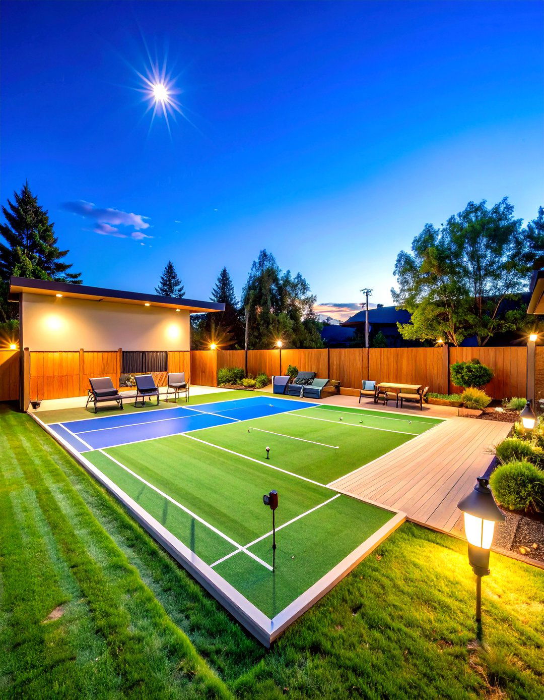 Multi Sport Recreation Complex - 24 Large Backyard Ideas