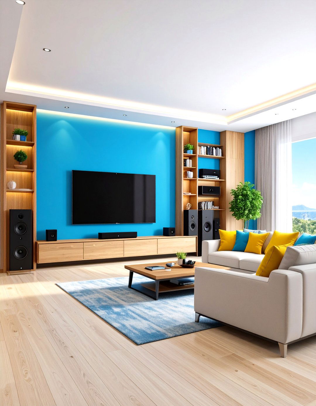 Multi Zone Media Wall System - 24 Media Wall Ideas