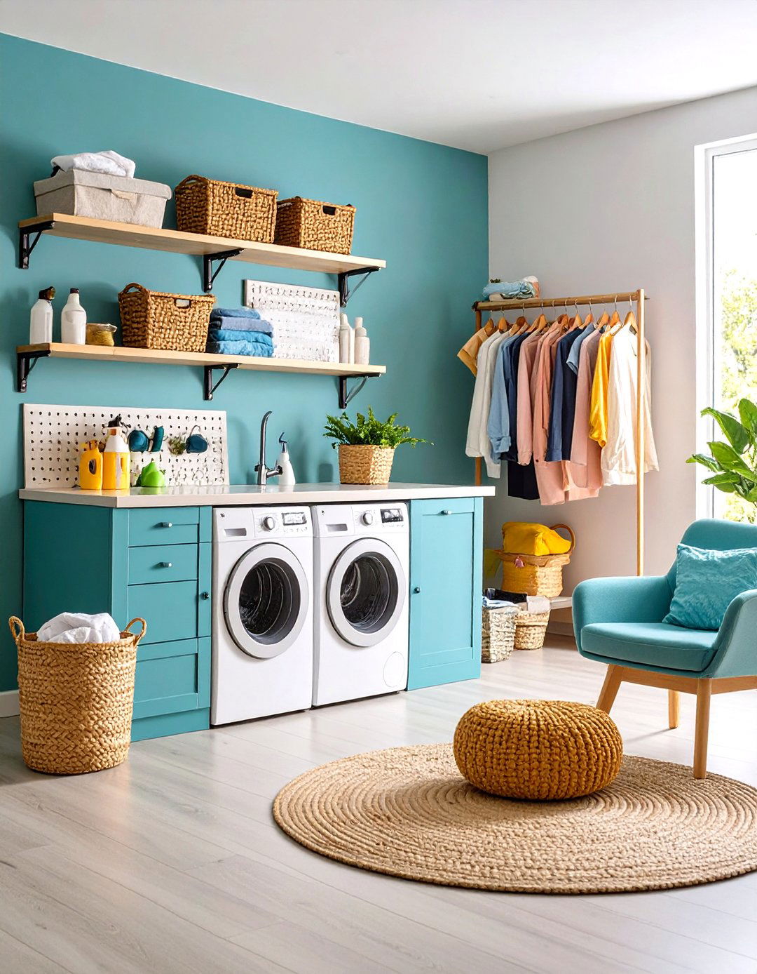 Multipurpose Craft Station - 24 Laundry Room Decor Ideas