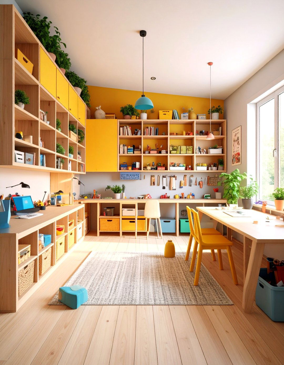 Multipurpose Hobby Room - 24 She Shed Interior Ideas