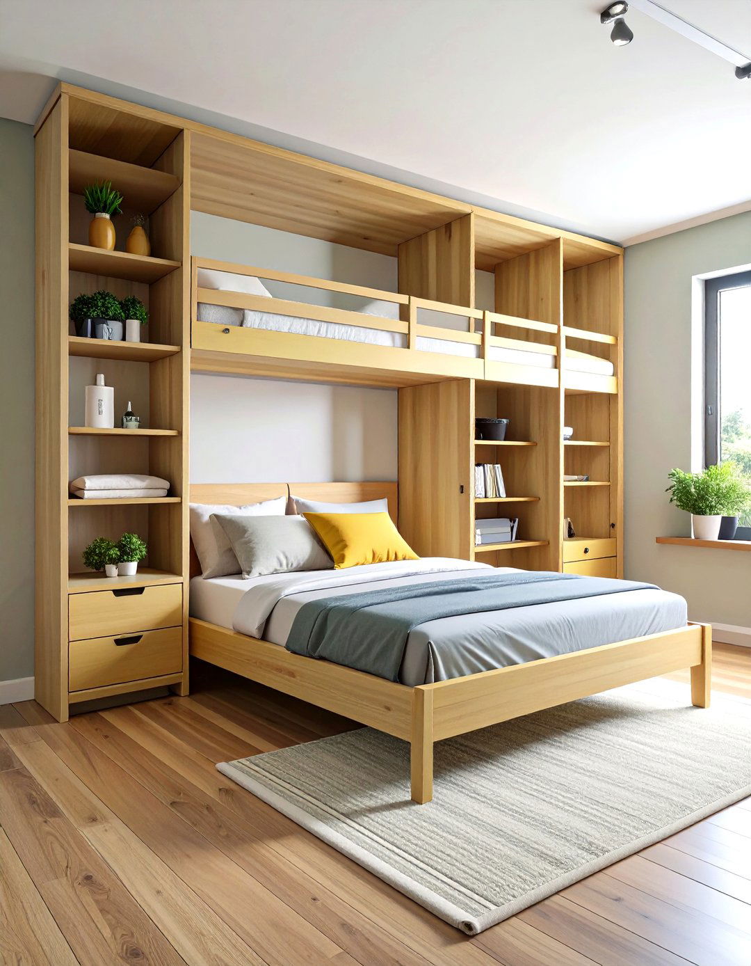 Murphy Bed Transformation - 24 Studio Apartment Ideas