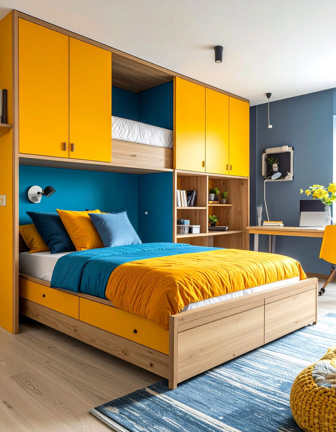 Murphy Desk Bed Combination - 24 Unique Bed Design Ideas