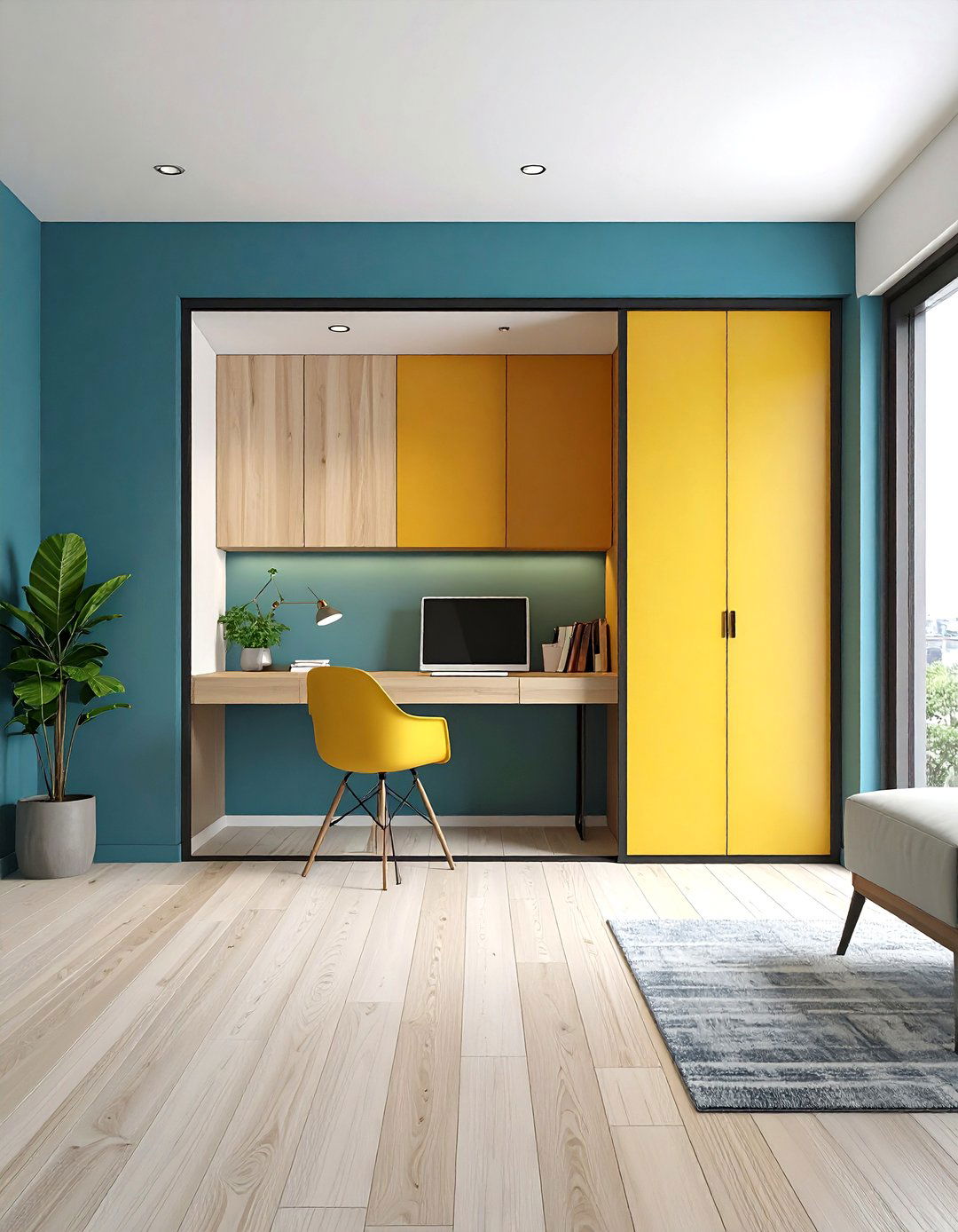 Murphy Style Folding Door - 24 Hidden Door Ideas