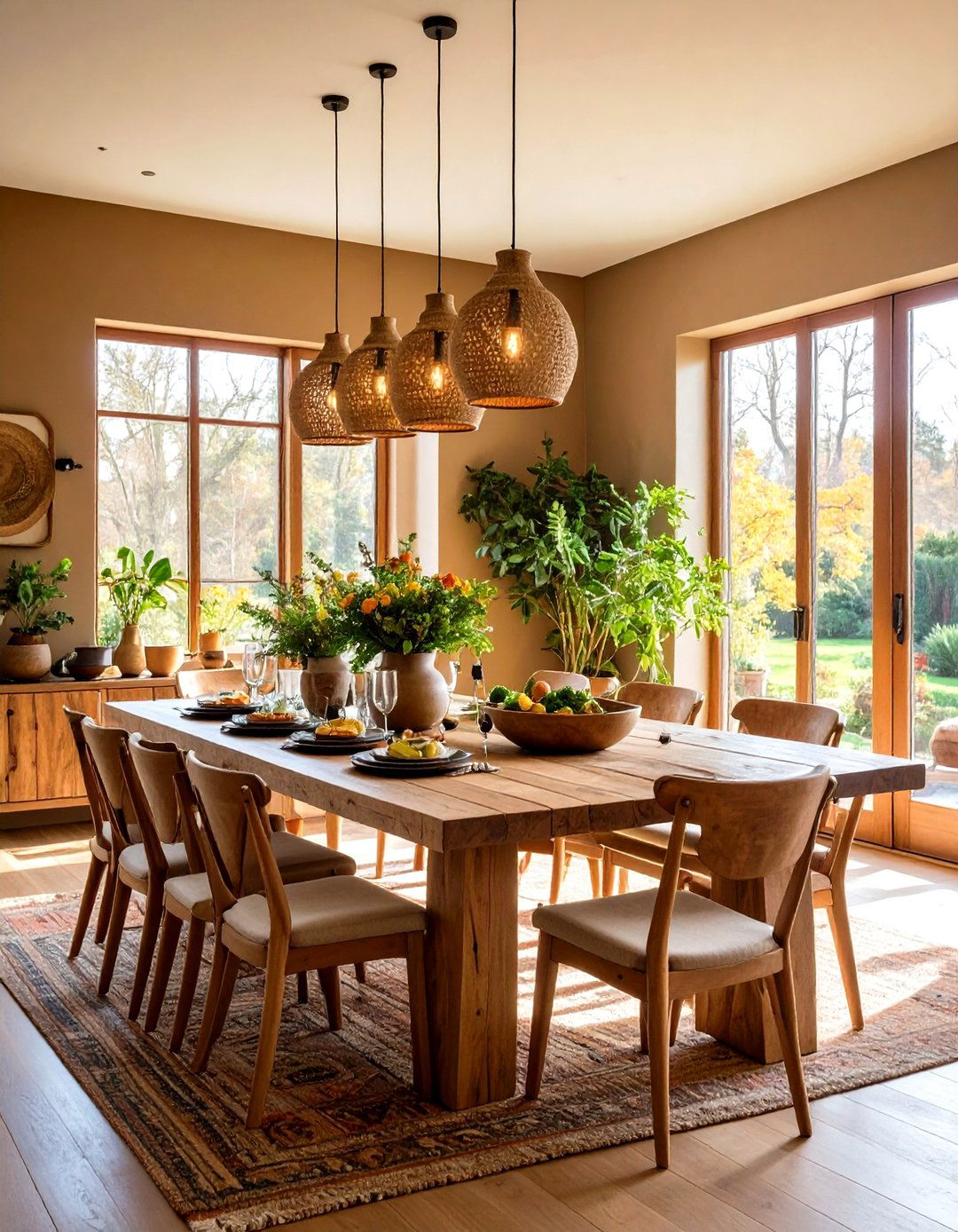 Mushroom Brown Dining Room Grounding - 24 Dining Room Paint Colors