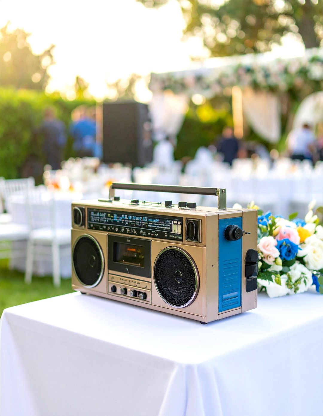 Music Box Boom Box Style - 24 Wedding Card Box Ideas