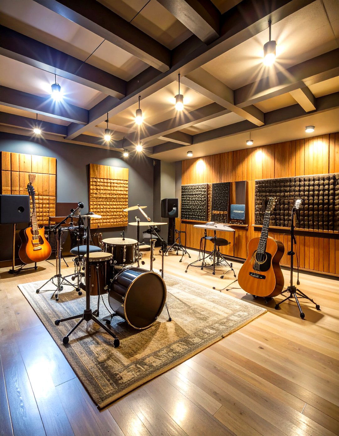 Music Room and Performance Space - 24 basement decorating ideas