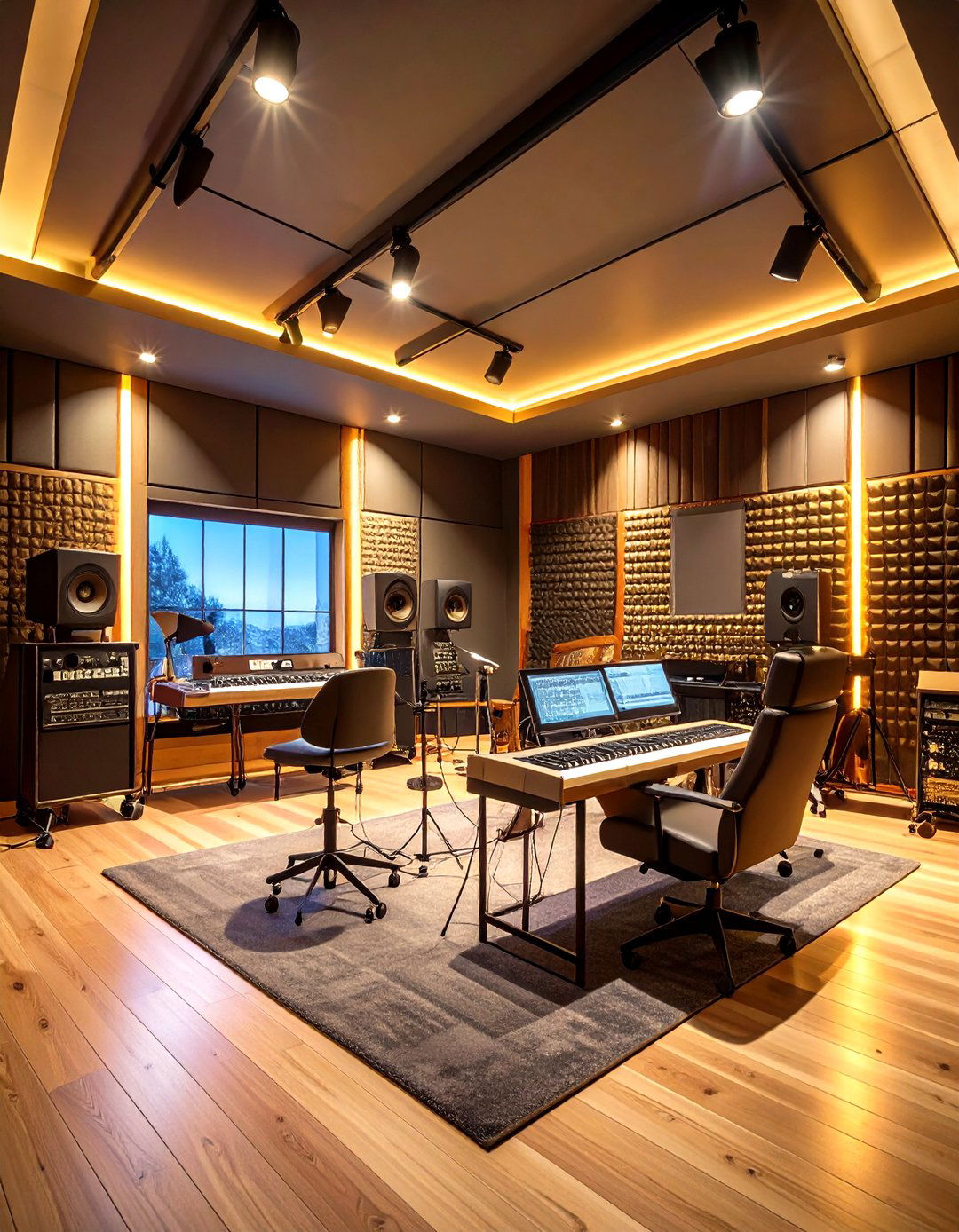 Music Studio Haven - 24 She Shed Interior Ideas