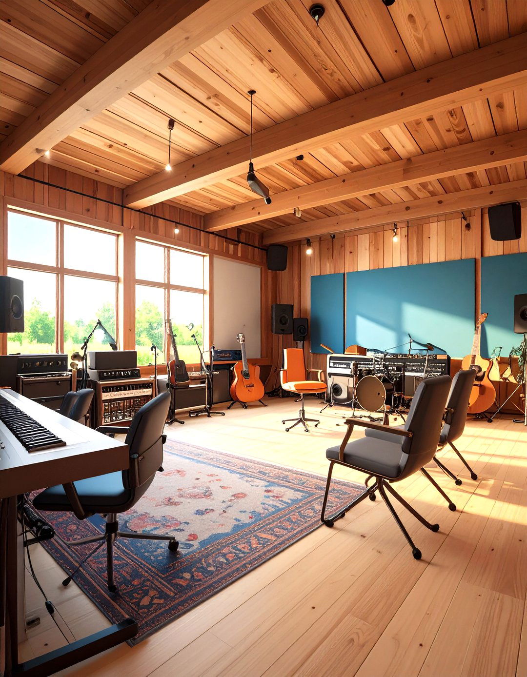 Music Studio Pole Barn Performance - 24 Pole Barn Interior Ideas
