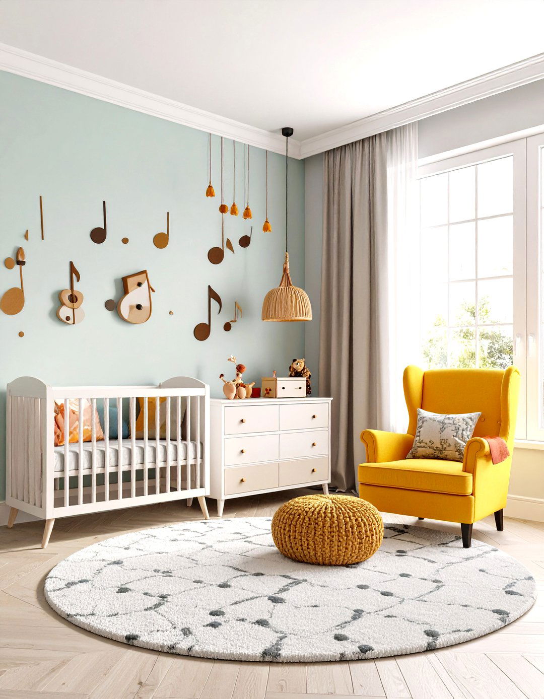 Musical Giraffe Nursery - 24 Giraffe Nursery Ideas