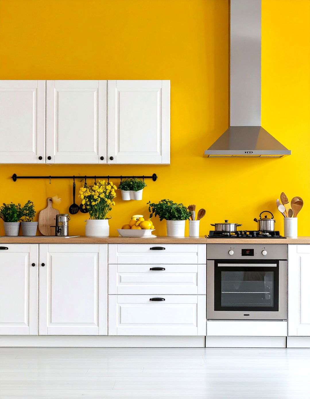 Mustard Yellow Kitchen Brightness - 24 Accent Wall Colors