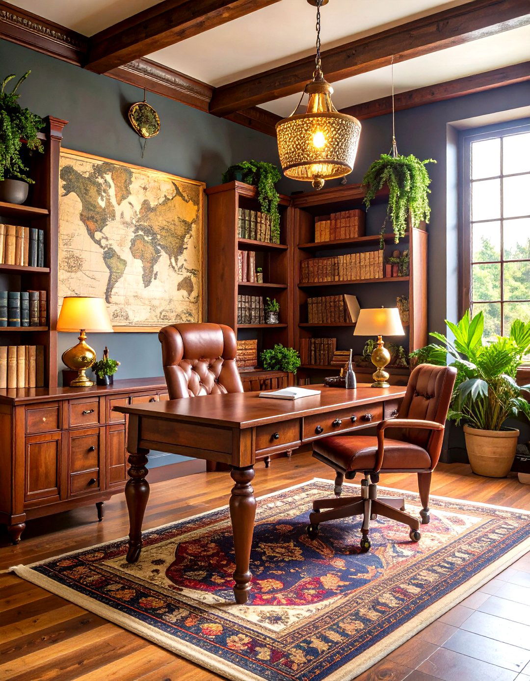Mystical Home Office Sanctuary - 24 Gothic Boho Decor Ideas