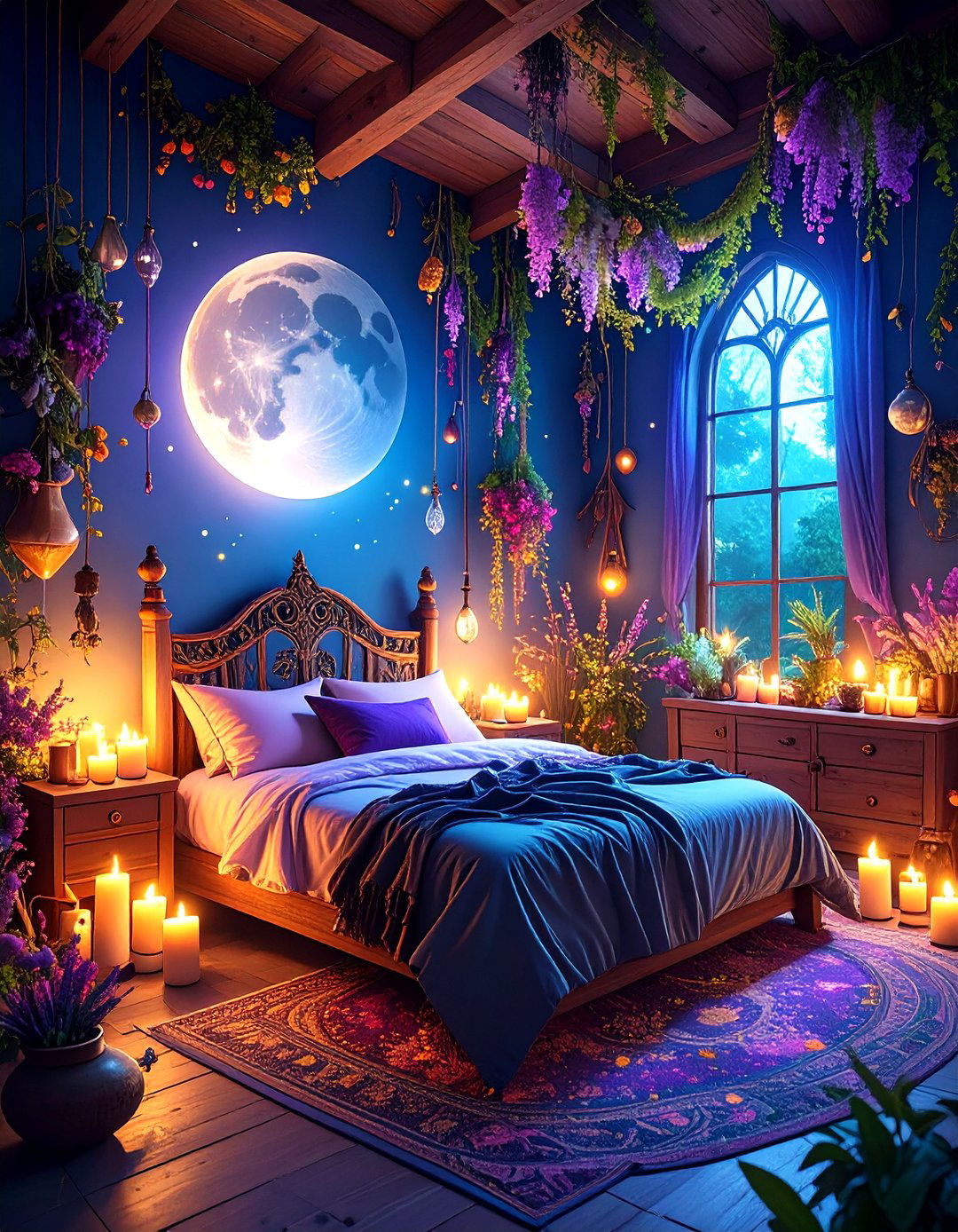 Mystical Witch Apothecary Bedroom - 24 Fantasy Bedroom Ideas