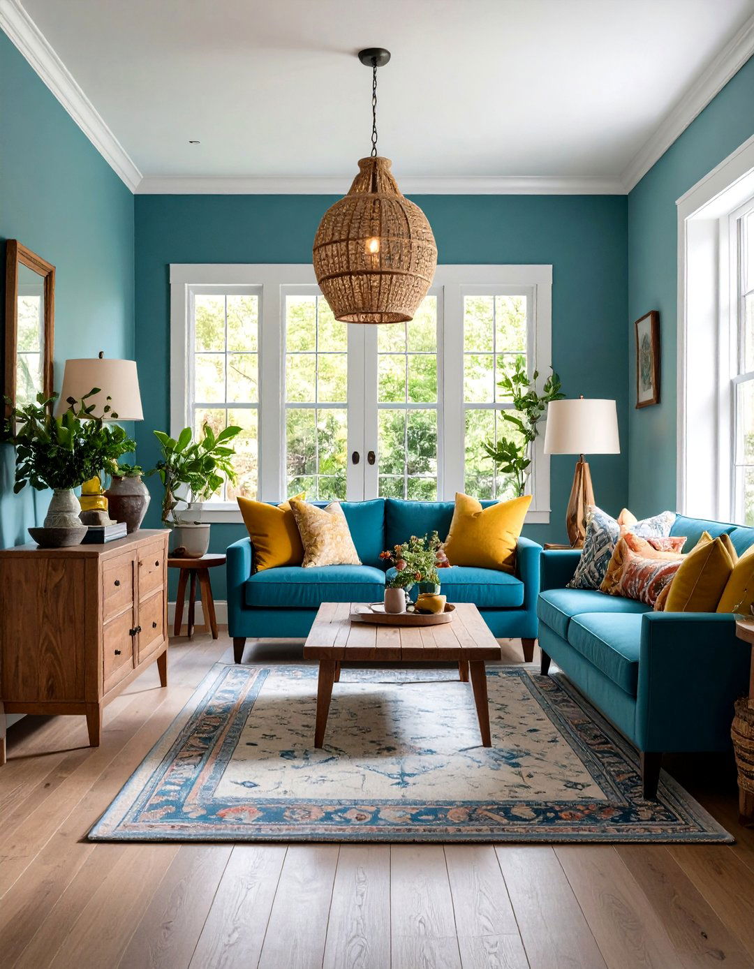 Narrow Entryway Living Room with Transition Furniture - 24 Awkward Living Room Layout Ideas