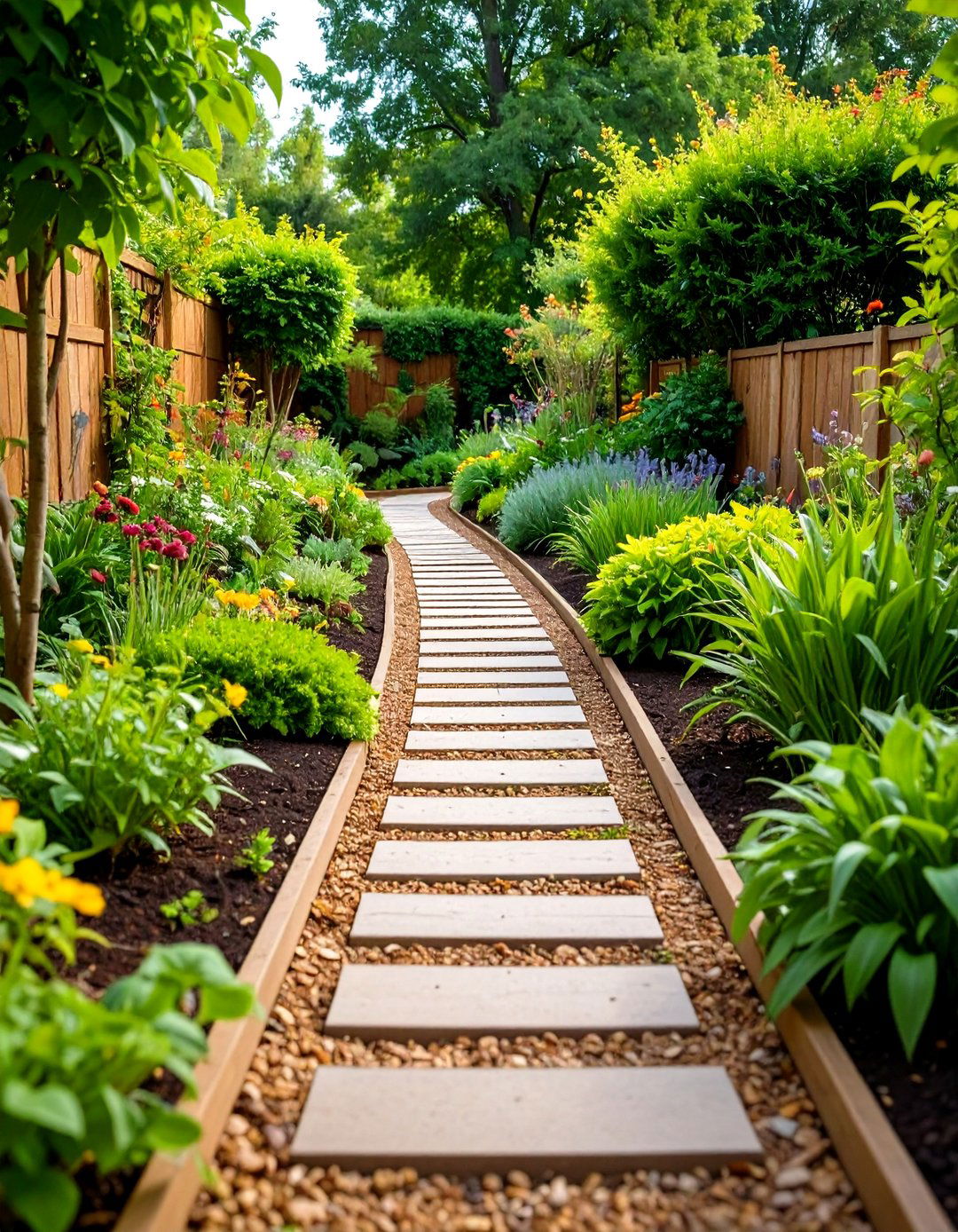 Narrow Garden Path Networks - 24 Mulch Pathway Ideas