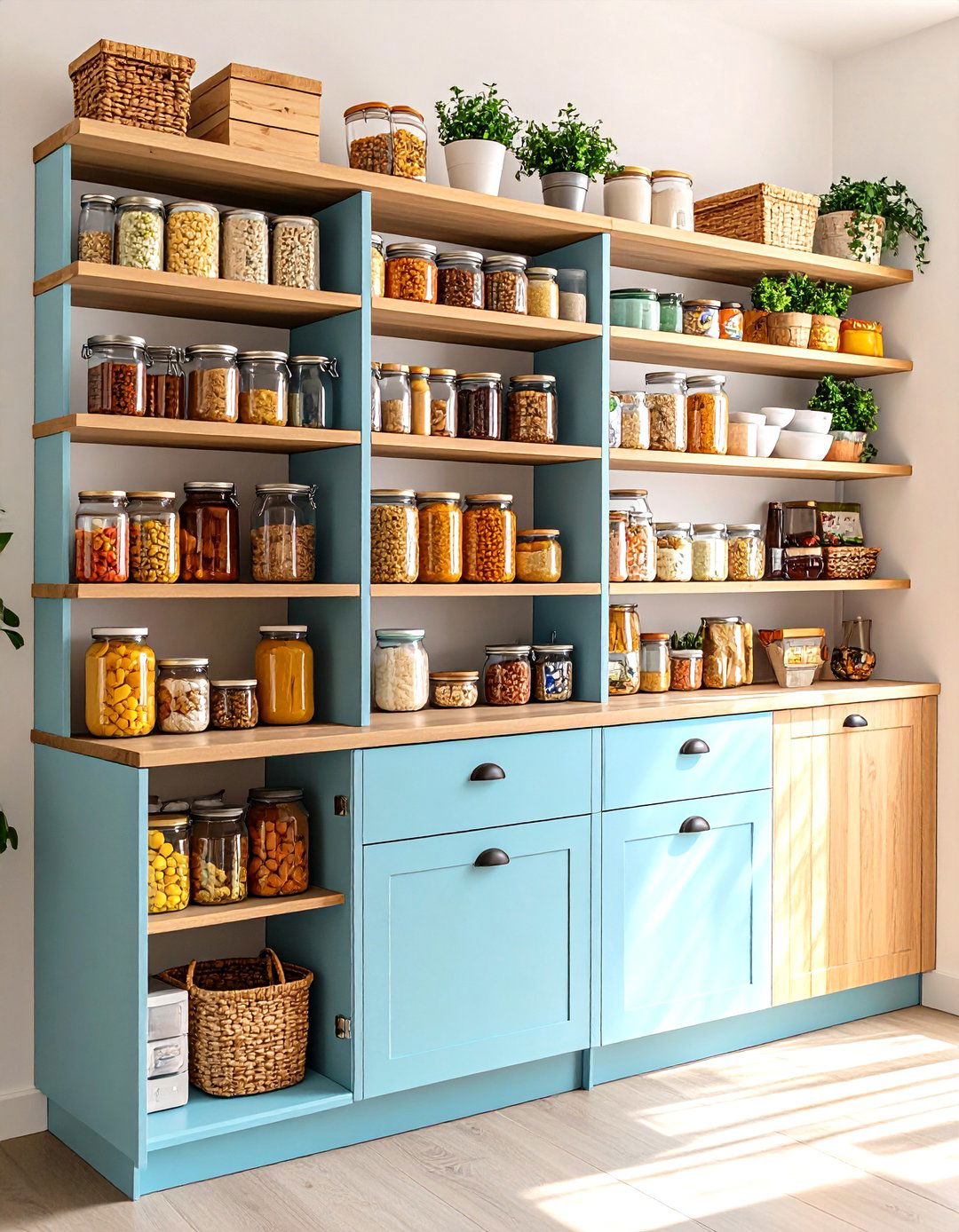 Narrow Pull Out Pantry - 24 Small Galley Kitchen Ideas on a Budget