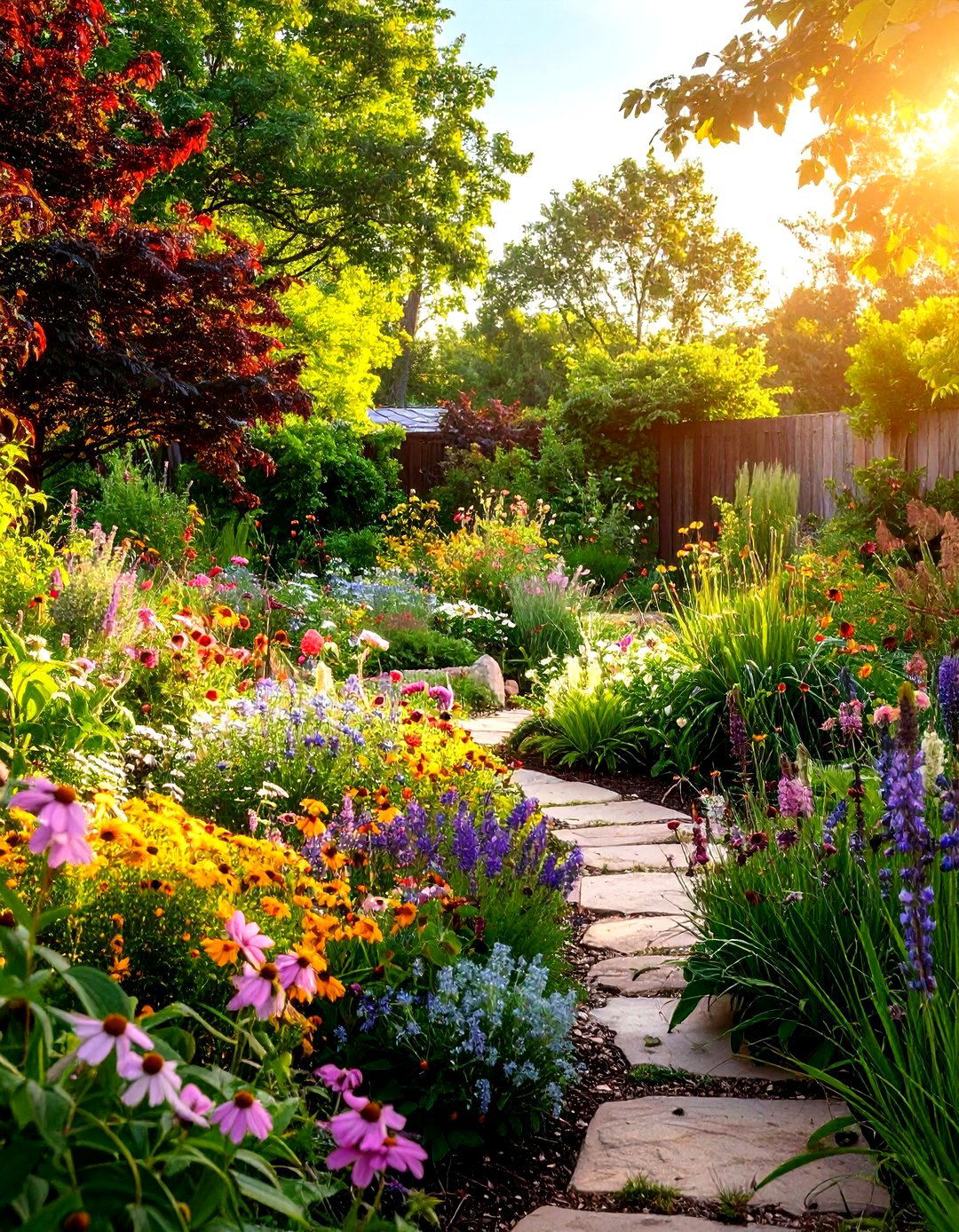Native Plant Ecosystem Gardens - 24 AI Landscape Design Ideas