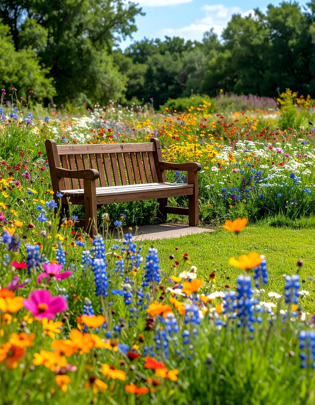 Native Wildflower Meadow - 24 Memorial Garden Ideas