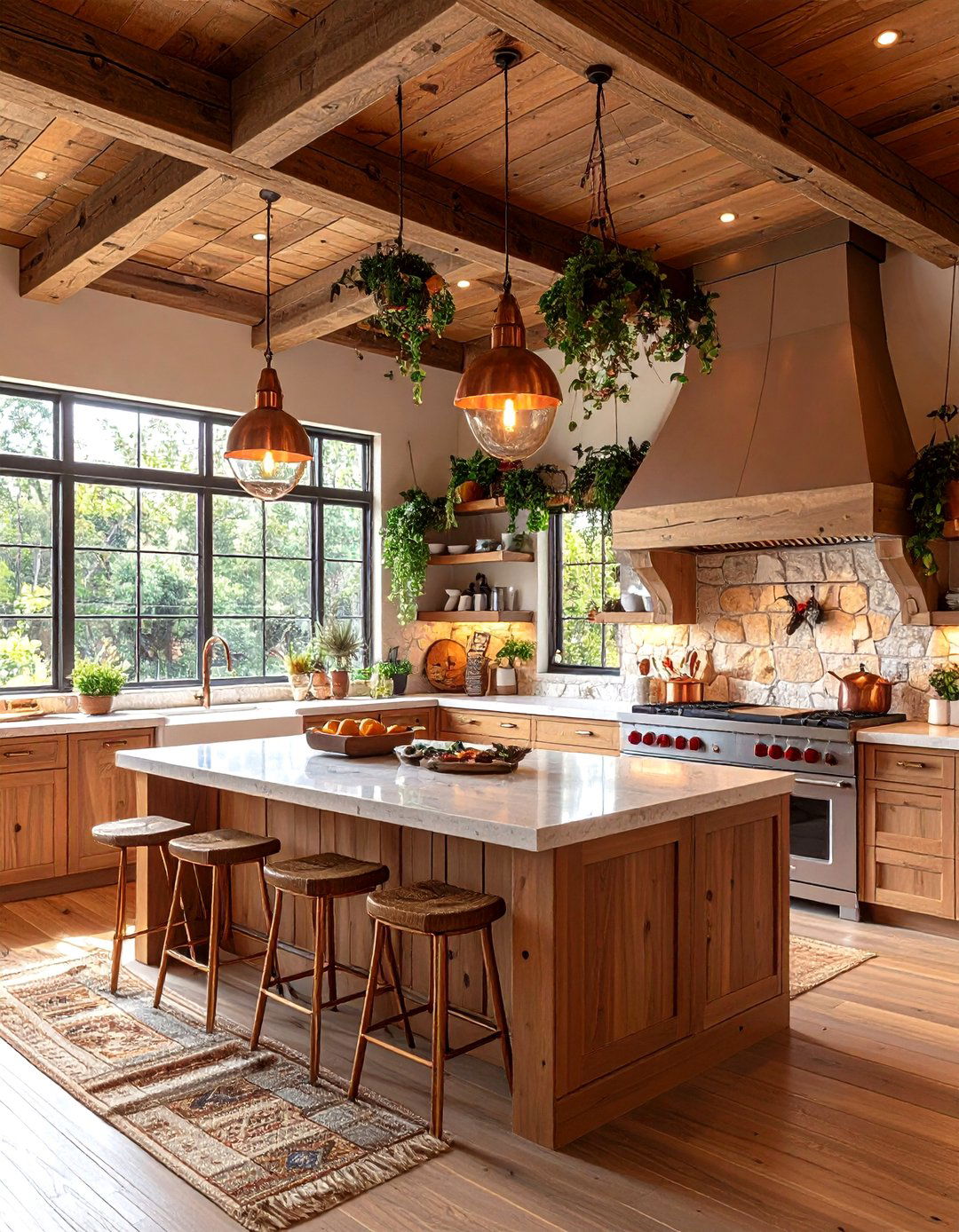 Natural California Style Kitchen - 24 70s Kitchen Ideas